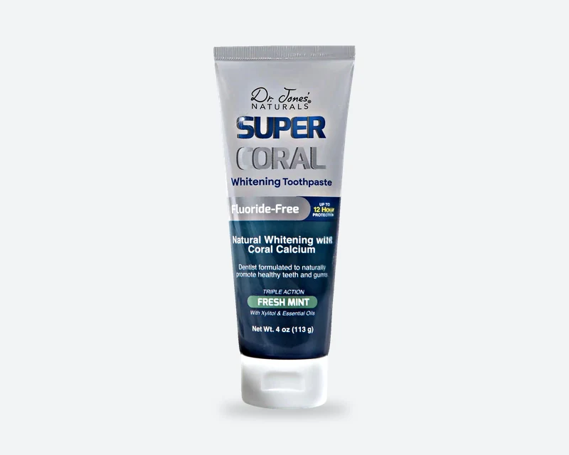 Super Coral Whitening Toothpaste tube