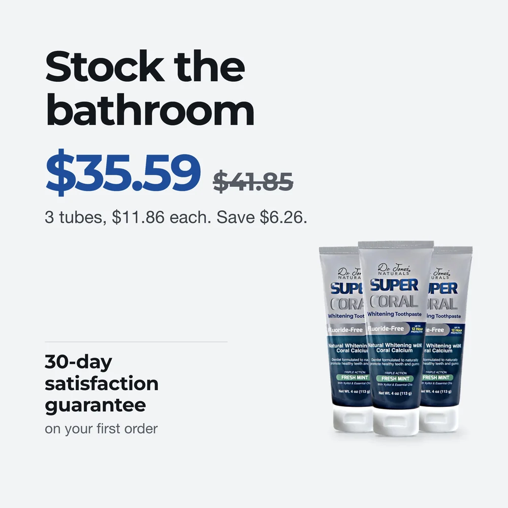 Stock the bathroom: 3 tubes for $35.59, was $41.85, $11.86 each, save $6.26