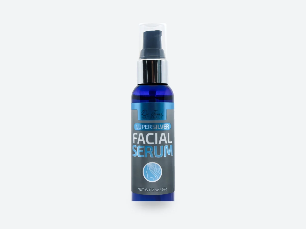 SuperSilver Facial Serum pump bottle