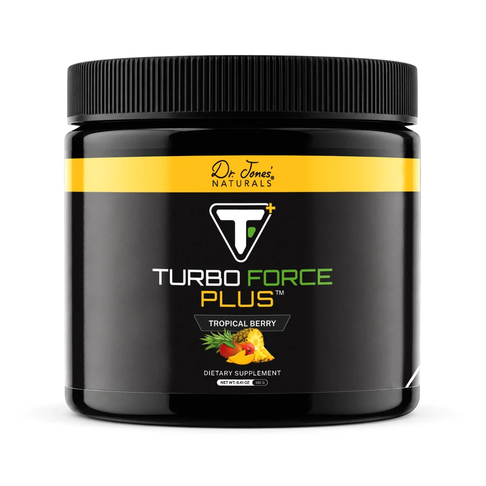 Turbo Force Plus tub, Tropical Berry flavor